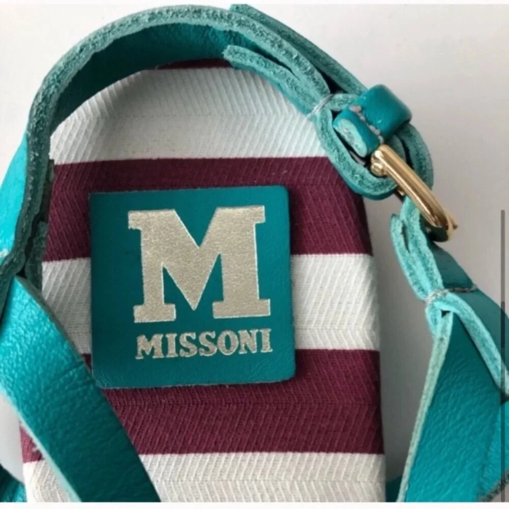 Missoni thong strap